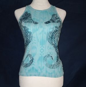 Arizona Jean co./ Tank Top/ Blue/ Tie-Back